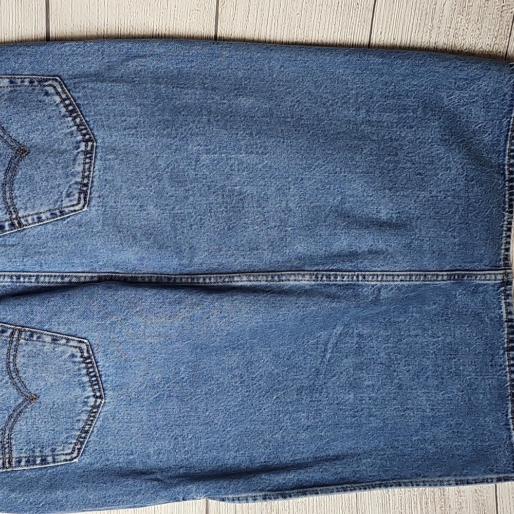 NEW LEVI'S Side Slit Midi Skirt - Size 29 - Picture 9 of 16